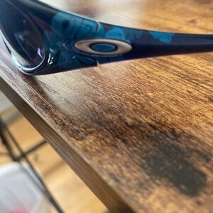 Vintage Oakley Minute Sunglasses – Blue Frame – Rare 90s